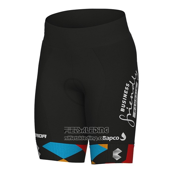 2022 Windvest Bahrain Victorious Rood Korte Mouwen en Koersbroek